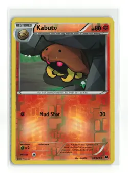 KABUTO 38/124 REVERSE HOLO FATES COLLIDE POKEMON TCG LP - Image 1