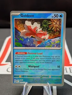 GOLDEEN 020/131 POKE BALL REVERSE HOLO PRISMATIC EVOLUTIONS POKEMON TCG NM - Image 1