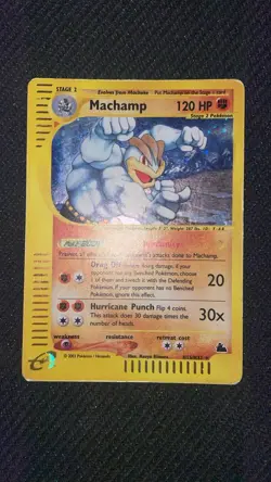 Pokemon SKYRIDGE - #H15/H32 Machamp - Holo - ENG - Heavily/Moderately Played - Image 1