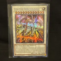 Yu-Gi-Oh! Centur-Ion Legatia 1st Edition Synchro/Effect Holo Konami English 350… - Image 1