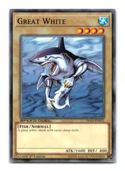 Great White - SBAD-EN021 1st Edition - YuGiOh-LP - Image 1