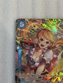 [NM] Nami ONE PIECE Card Japanese OP11-054 Parallel A Fist of Divine Speed Alt - Image 2