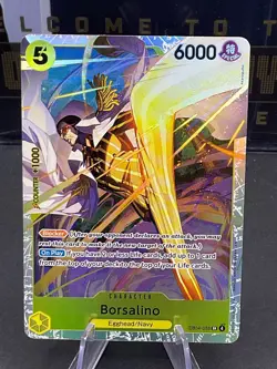 Borsalino EB04-058 SR Foil English Adventure On Kami’s Island One Piece TCG - Image 1
