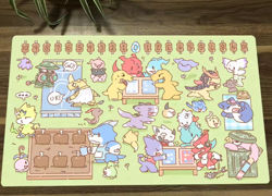 Digimon Playmat CCG DTCG TCG Mat Digital Monster Trading Card Game Mat duel - Image 1