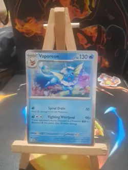 Pokemon Vaporeon Prismatic Evolutions Card 022/131 Holo - Image 1
