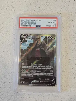 Regidrago v Alternate Card PSA 10 184/195 Swsh12: Sword & Shield Silver Tempest - Image 1