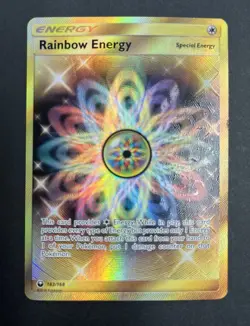 Pokemon TCG Rainbow Energy 183/168 Sm-Celestial Storm Secret Rare Holo Card - Image 2