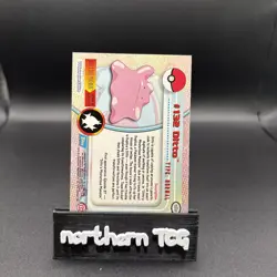 Pokemon Card - Ditto Topps TV Animation Edition 132 Blue Logo Non Holo - Image 2