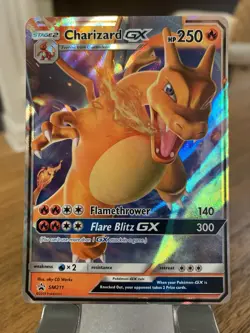 Pokemon Card - Charizard GX SM211 SM Sun & Moon Black Star Promo Holo. NM Mint - Image 1