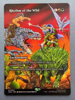 Rhythm of the Wild (Borderless) NM - Teenage Mutant Ninja Turtles MTG PZA #12 - Image 1