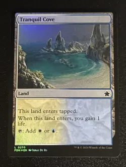 MTG Foundations Tranquil Cove Foil 0270 NM - Image 1