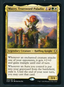 Mazzy, Truesword Paladin - Magic MTG 2022 Baldur's Gate NM - Image 1
