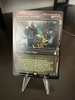 Mysterious Stranger (Showcase) #334 (Foil) (NM) Fallout PIP Magic MTG - Image 1