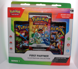 Pokemon First Partner Illustration Collection Series 1 Sealed Box + Boosters - Image 1
