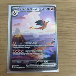 Charizard ex 199/165 Sv: Scarlet & Violet 151 Holo Near Mint NM - Image 1