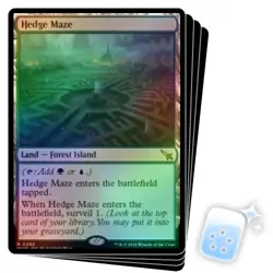 FOIL HEDGE MAZE X4 Murders At Karlov Manor MKM Magic MTG MINT CARD - Image 1