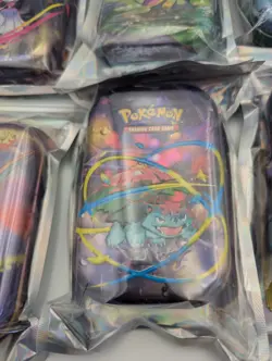 Pokemon TCG Mega Evolution Complete Set of Mini Tins 7x New & Sealed Pokemon - Image 3