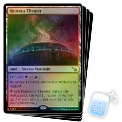 FOIL RAUCOUS THEATER X4 Murders At Karlov Manor MKM Magic MTG MINT CARD - Image 1