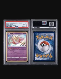 2019 POKEMON SUN & MOON UNBROKEN BONDS #76 MEW HOLO PSA 10 LOW POP - Image 3