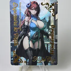 9×Azur Lane Doujin Card H Series Goddess Stroy Waifu Custom Holo Foil - Image 2