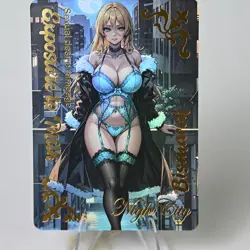 9×Azur Lane Doujin Card H Series Goddess Stroy Waifu Custom Holo Foil - Image 3