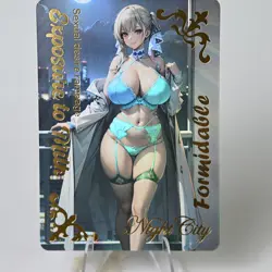 9×Azur Lane Doujin Card H Series Goddess Stroy Waifu Custom Holo Foil - Image 4