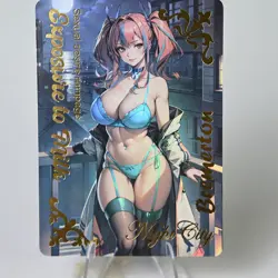 9×Azur Lane Doujin Card H Series Goddess Stroy Waifu Custom Holo Foil - Image 5