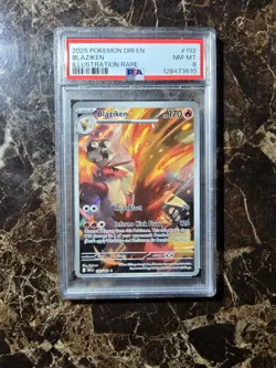 Pokemon 2025 SV Destined Rivals Dri en Blaziken #192/182 - Image 1