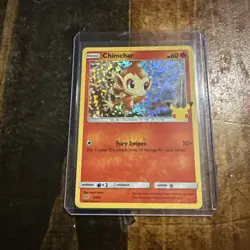 Chimchar Pokemon TCG 25th Anniversary Celebrations 12/25 Holo Promo NM - Image 1