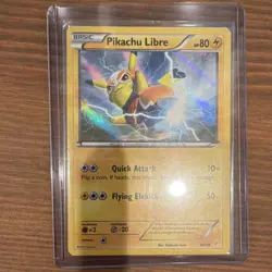 Pokemon TCG Pikachu Libre 30/30 XY Trainer Kit Holo Common Basic Lightning 80 HP - Image 1