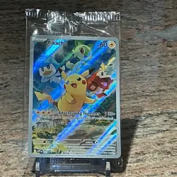 Pokemon Pikachu S&V SVP 027 Paldea Evolved Promo (SEALED) - Image 1