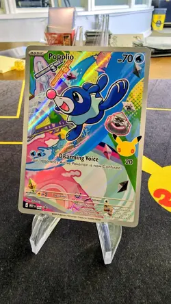 Popplio 045 Black Star Promo 30th Anniversary First Partner Pokemon tcg - Image 1