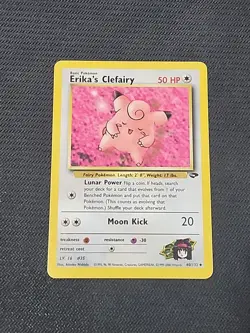 Pokemon Gym Challenge "Erika's Clefairy" 40/132 / Uncommon / Moderately Played - Image 1