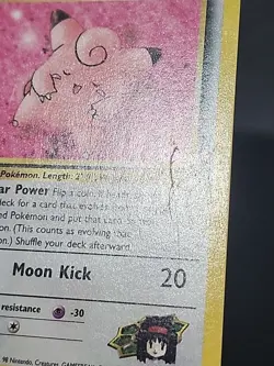 Pokemon Gym Challenge "Erika's Clefairy" 40/132 / Uncommon / Moderately Played - Image 3