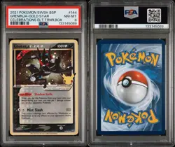 Pokemon TCG Illustration 2021 Greninja-gold Star #144 Celebrations PSA 8 NM-MT - Image 3