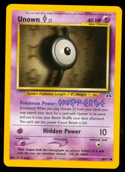 Pokemon UNOWN I 68/75 Neo Discovery - NEAR MINT - Image 1