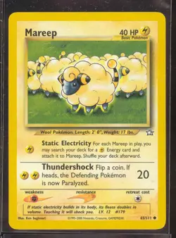 Pokemon MAREEP 65/111 Neo Genesis - NEAR MINT - Image 1