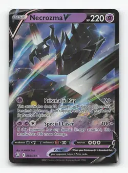 Pokemon TCG - Necrozma V 063/163 Near Mint Holo V Rare Battle Styles - Image 1