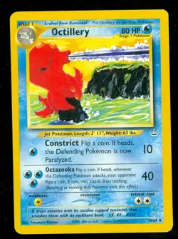 Pokemon OCTILLERY 34/64 Neo Revelation - NEAR MINT - Image 1
