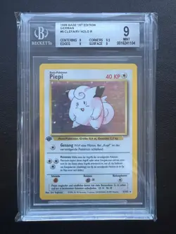 Piepi HOLO 1. Edition 1st Basis Set Base BGS 9 wie PSA 1999 Pokemon 5/102 - Image 1