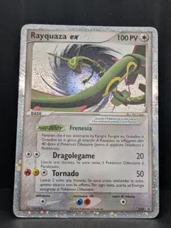 Rayquaza ex 039 EX 039 Nintendo Holo Promo Rare Pokemon TCG ITALIAN MP+ - Image 3