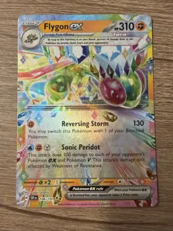 Pokemon TCG Flygon EX Surging Sparks 106/191 Double Rare Holo Fresh NP - Image 1