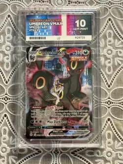 Pokemon Umbreon VMAX Brilliant Stars TG23/TG30 ACE 10 - Image 1