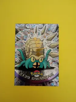 Pokemon 2000 Topps Chrome #139 Omastar Holo Neat Mint.. - Image 2
