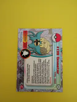 Pokemon 2000 Topps Chrome #139 Omastar Holo Neat Mint.. - Image 5