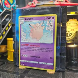 Clefable Lost Origin Pokemon TCG 063/196 Sword & Shield SWSH11 Rare - Image 2