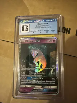 Pokemon Mewtwo GX 78/73 Shining Legends Secret Rare Alternative Art CGC 8.5 - Image 2