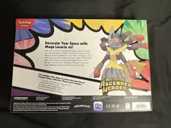 Pokemon Mega Evolution Ascended Heroes Poster Box Mega Lucario - Image 2