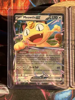 🌟Pokemon TCG: Perfect Order - Meowth EX 062/88 + Meowth EX 107/088 Full Art - Image 2