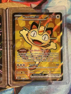 🌟Pokemon TCG: Perfect Order - Meowth EX 062/88 + Meowth EX 107/088 Full Art - Image 3